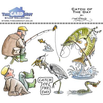 The Card Hut Clear Stamps - Catch Of The Day